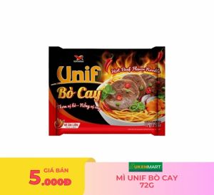 mì unif bò cay 72g