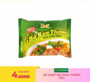 mì unif bò rau thơm 72g