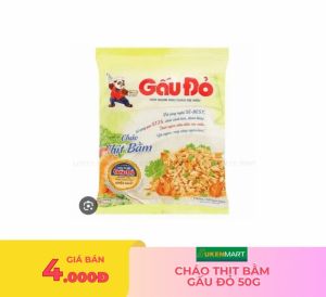 cháo thịt bằm gấu đỏ 50g