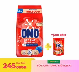 bột giặt omo đỏ 5,5kg