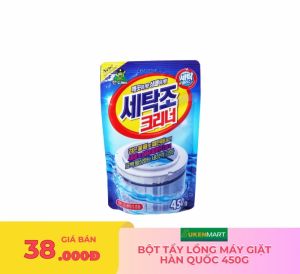 bột tẩy lồng máy giặt hàn quốc 450g