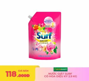 nước giặt surf  cỏ hoa diệu kỳ 2.9 kg