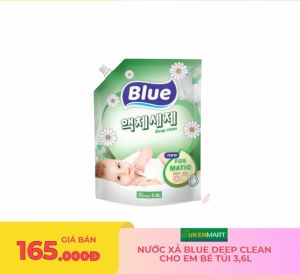 nước xả blue deep clean cho em bé túi 3,6l