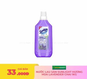 nước lau sàn sunlight hương hoa lavender chai 1kg