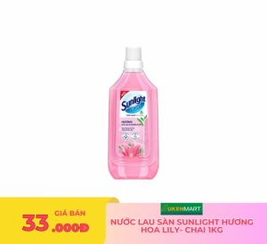 nước lau sàn sunlight hương hoa lily- chai 1kg