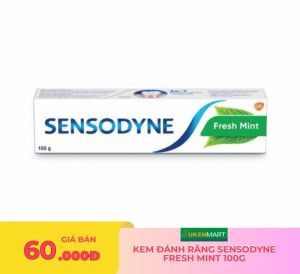 kem đánh răng sensodyne fresh mint 100g