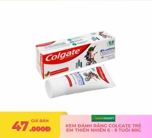 kem đánh răng colgate trẻ em thiên nhiên 6 - 9 tuổi - 80g