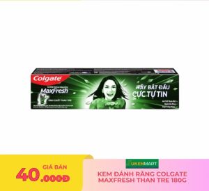 kem đánh răng colgate maxfresh than tre 180g