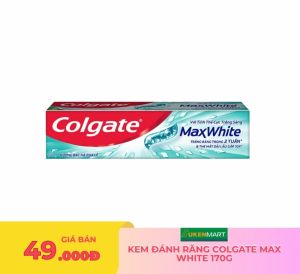 kem đánh răng colgate max white 170g