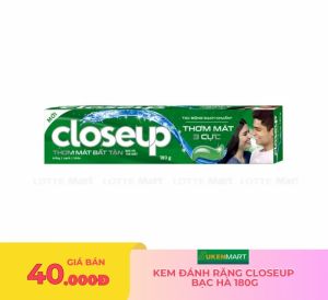 kem đánh răng closeup bạc hà 180g