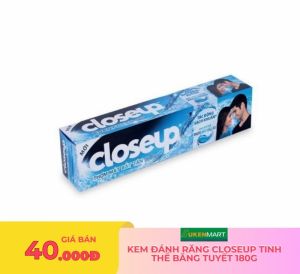 kem đánh răng closeup tinh thể băng tuyết 180g