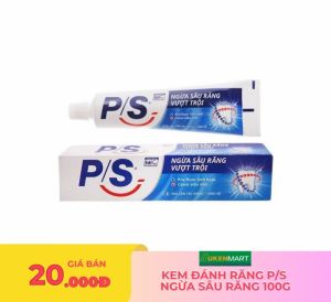 kem đánh răng p/s  ngừa sâu răng 100g