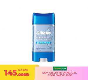 lkm gillette dạng gel  cool wave 108g