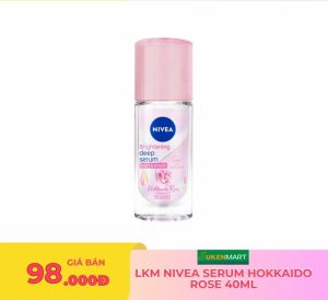 lkm nivea serum hokkaido rose 40ml