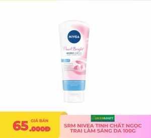 srm nivea tinh chất ngọc trai làm sáng da 100g