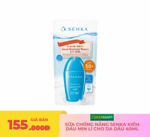 sữa chống nắng senka kiềm dầu mịn lì cho da dầu 40ml