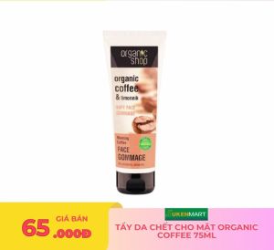 tẩy da chết cho mặt organic coffee 75ml