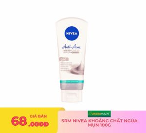 srm nivea khoáng chất ngừa mụn 100g