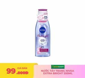 nước tẩy trang nivea  extra bright 200ml