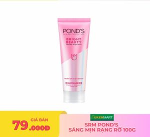 srm pond's  sáng mịn rạng rỡ 100g