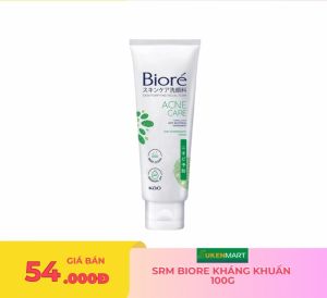 srm biore kháng khuẩn  100g