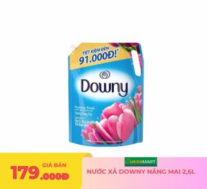 nước xả downy nắng mai 2,6l