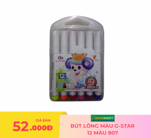 bút lông màu g-star 12 màu 807