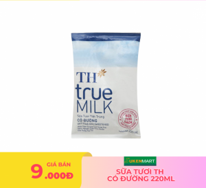 sữa tươi th có đường 220ml