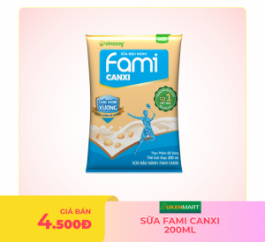 sữa fami canxi 200ml